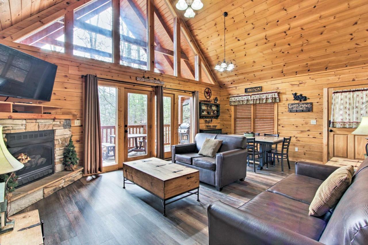 Gatlinburg Mountain Cabin With Grill And Pool Table! Ngoại thất bức ảnh